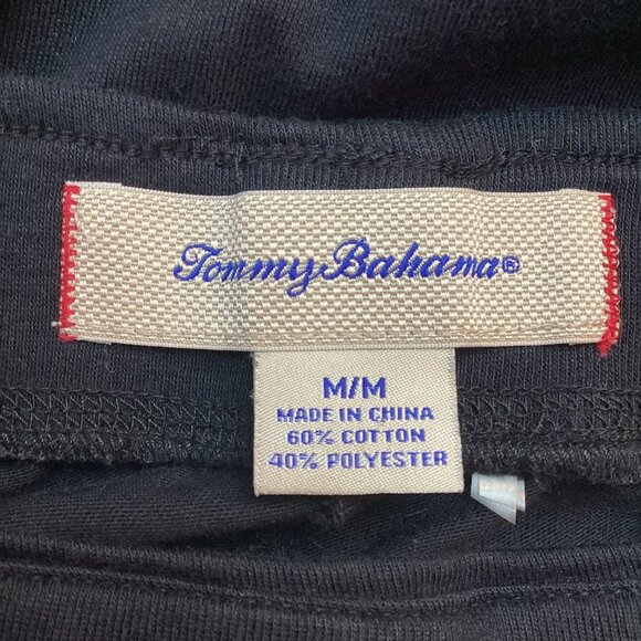 Tommy Bahama Mens Medium Black Lounge Pants Wide Leg - Picture 8 of 11